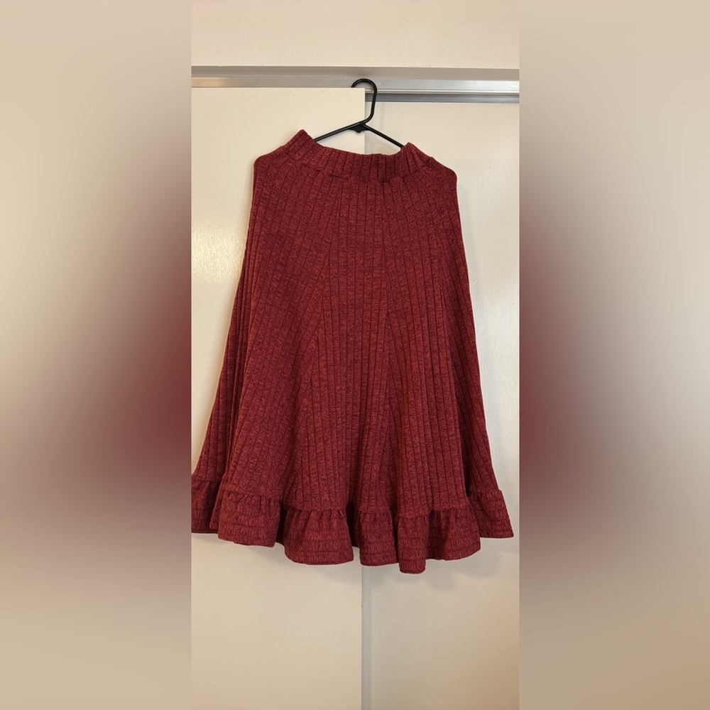 Anthropologie sweater skirt